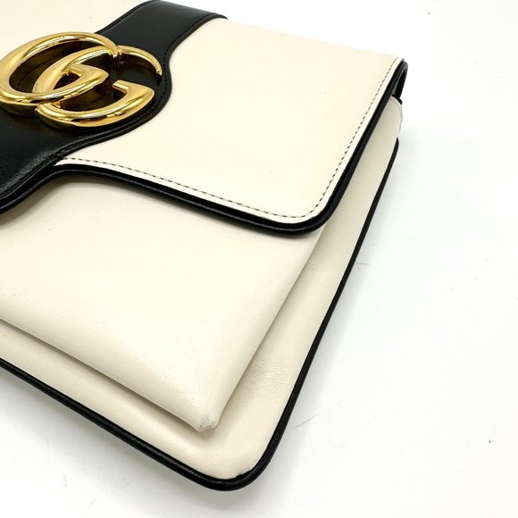 Gucci Bicolor GG Marmont Flap Crossbody - Picture 4 of 8